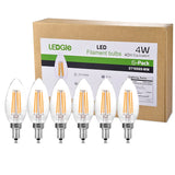 4W Dimmable Warm White E14 LED Bulbs(EUR Standard)