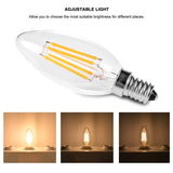 4W Dimmable Warm White E14 LED Bulbs(EUR Standard)