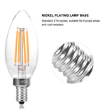 4W Dimmable Warm White E14 LED Bulbs(EUR Standard)