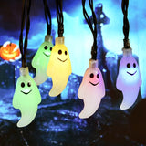 Ghost Shape Waterproof Solar String Lights For Halloween