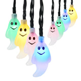 Ghost Shape Waterproof Solar String Lights For Halloween