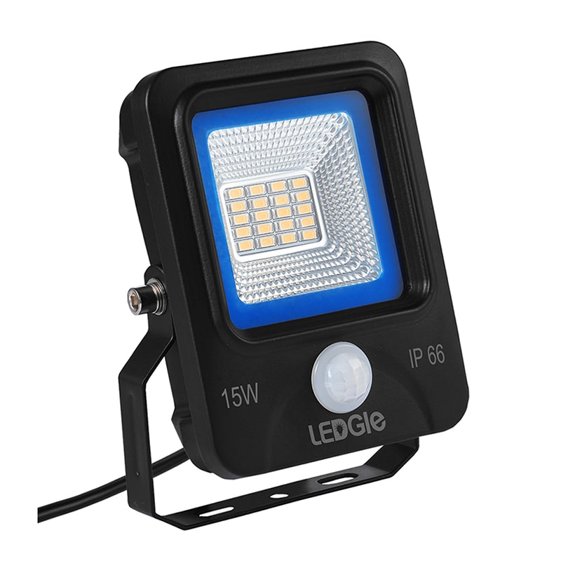 15W Waterproof Motion Sensor LED Flood Lights