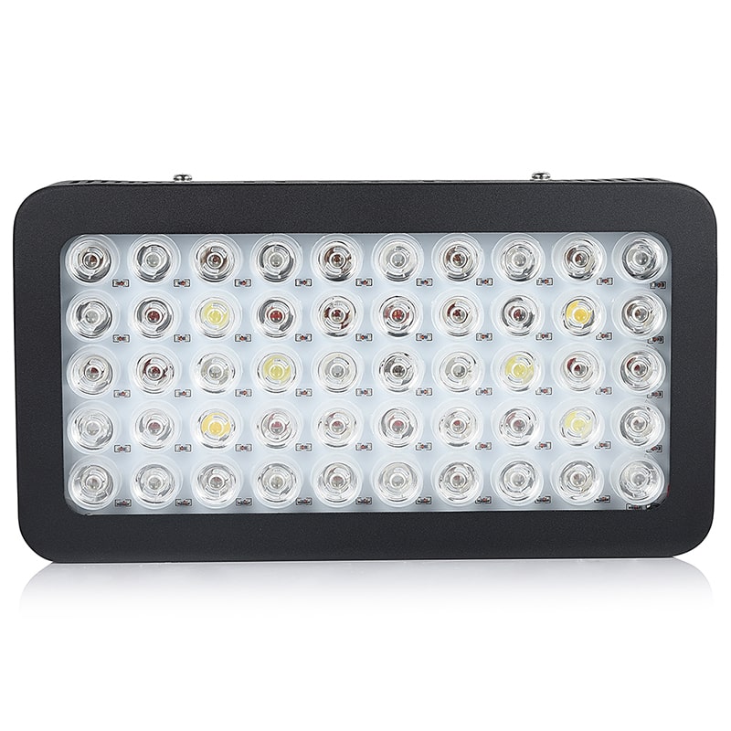50*6W Full Spectrum Black LED Grow Fish Aquarium Lights
