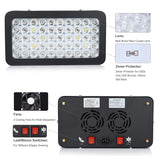 50*6W Full Spectrum Black LED Grow Fish Aquarium Lights