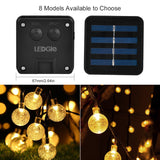 Waterproof Globe 8 Modes LED Solar String Lights