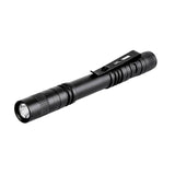 Black Battery Powered Waterproof Mini Flashlights