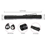 Black Battery Powered Waterproof Mini Flashlights