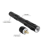 Black Battery Powered Waterproof Mini Flashlights