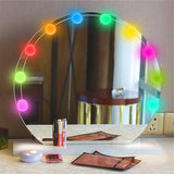 5W USB Charging Dimmable Globe Mirror String Lights