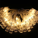 Warm White Decorative LED Photo Clip String Lights