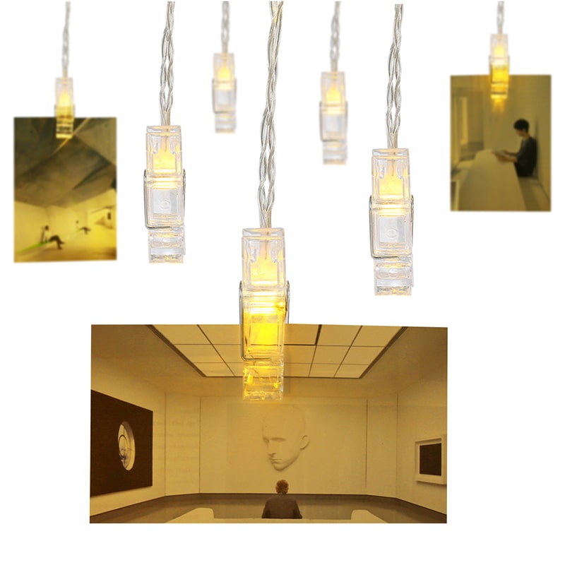Warm White Decorative LED Photo Clip String Lights