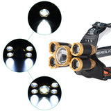 4 Lighting Modes Rechargeable LED Headlights