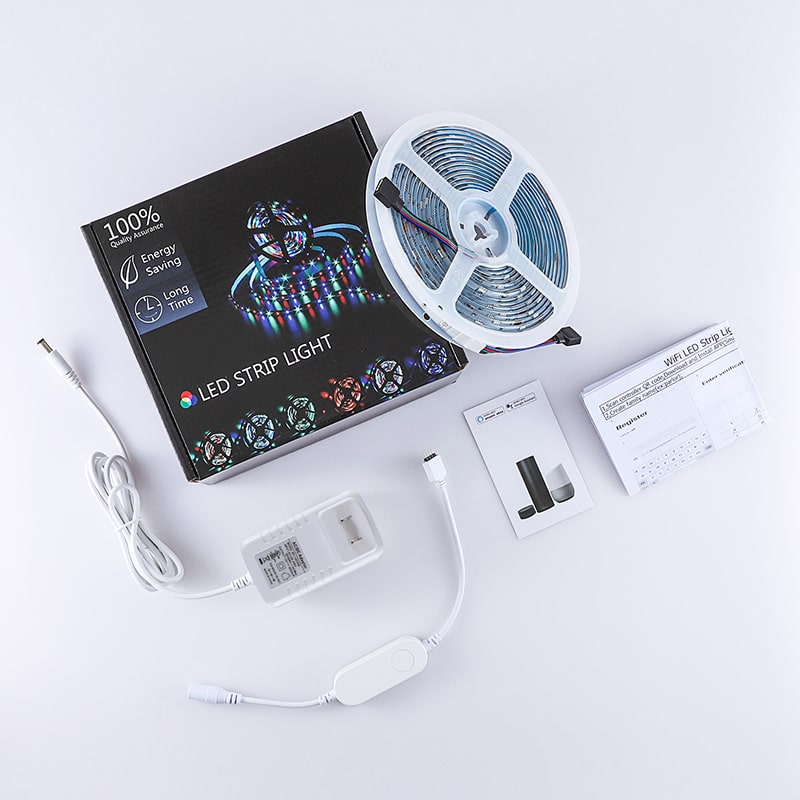 24W Waterproof 8 Modes WiFi Smart LED Strip Lights