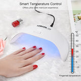 24W Professional Advanced Sensor Smart Nail Lamps