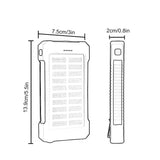 Portable Waterproof Solar Flashlights with Compass