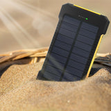 Portable Waterproof Solar Flashlights with Compass