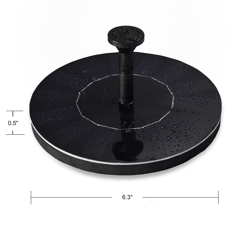 1.4W Solar Floating Fountain Pumps With 4 Different Nozzles