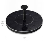 1.4W Solar Floating Fountain Pumps With 4 Different Nozzles
