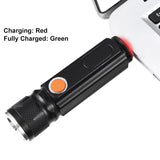 10W 4 Light Modes Mini Portable T6 LED Flashlights