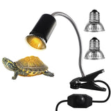 VA UVB Aquarium Heating Light  Pet Heating Bulb for Turtle(US Standard Plug)