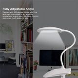 8W Clip-on 3 Brightness Rechargeable Book Lights