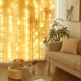 6W Dimmable Waterproof Window Curtain String Lights