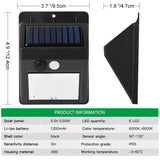 Sensor Waterproof Outdoor Solar Wall Lamps