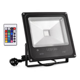 30W 4 Modes Waterproof Outdoor LED Flood Lights(EUR Plug)