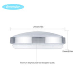 LED Ceiling Lamp Round Ceiling Lights, Daylight White 6000K, 960 Lumen