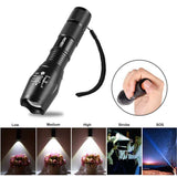 Zoomable Waterproof Electric Torch Flashlights