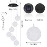 Garden Solar Hanging Ball Wind Chimes