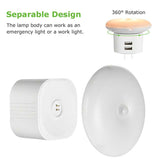 3 Modes USB Charger Motion Sensor Night Lights