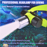 3 Modes Submarine Waterproof LED Diving Headlight