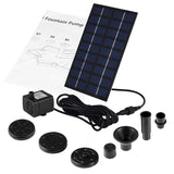 1.8W 7 Nozzles Solar Floating Water Pump Kit