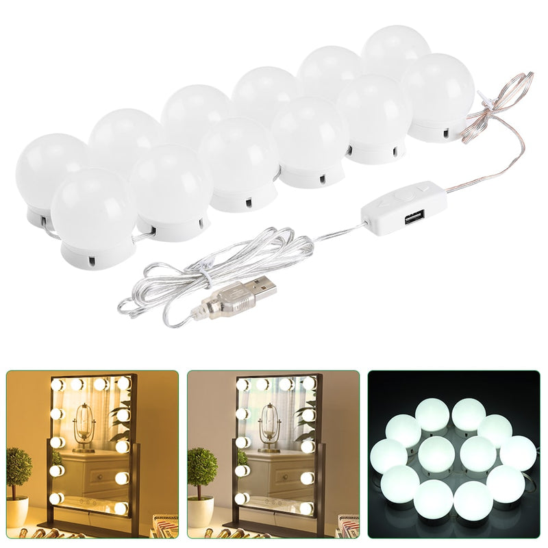 12W 5 Brightness Vintage Mirror Makeup Lights Bulb Kit