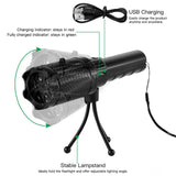 4W Flashlight Handheld Projection Torch Lights